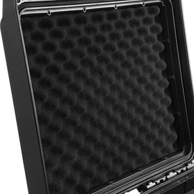 Migitec foam insert cushions delicate slabs for safe storage.