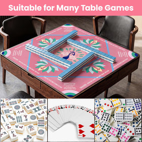 Mikccer pink Mahjong Mat is a stylish gift option for game nights
