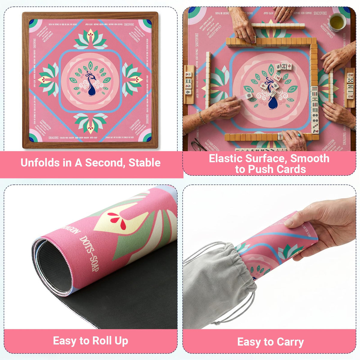 Mikccer portable roll-up case for easy storage and travel