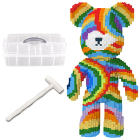 MIKIJOYS bear-building-blocks with organizer bins for tidy craft storage