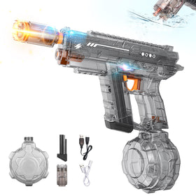 Mikiomie electric water gun with flashing muzzle for exciting daytime battles