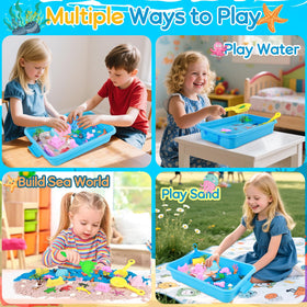 Castle and sea molds from Mikiwon for creative ocean builds