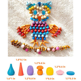 MIKNEKE eco-friendly wood construction ensures safe, tactile play.