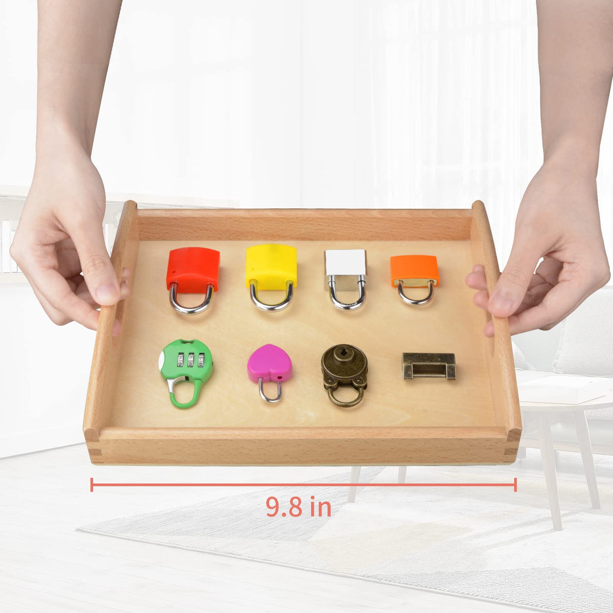 MIKNEKE lock set supports fine motor skills through practical manipulation