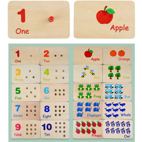 MIKNEKE one-to-one correspondence concept is explored with engaging, manipulable pieces.