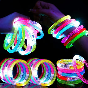 Mikulala glow bracelet red for party lighting and easy visibility in crowds