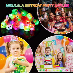 Mikulala light-up rings fox green durable rubber for kids' play
