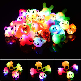 Mikulala light-up rings unicorn purple classroom prize and gift
