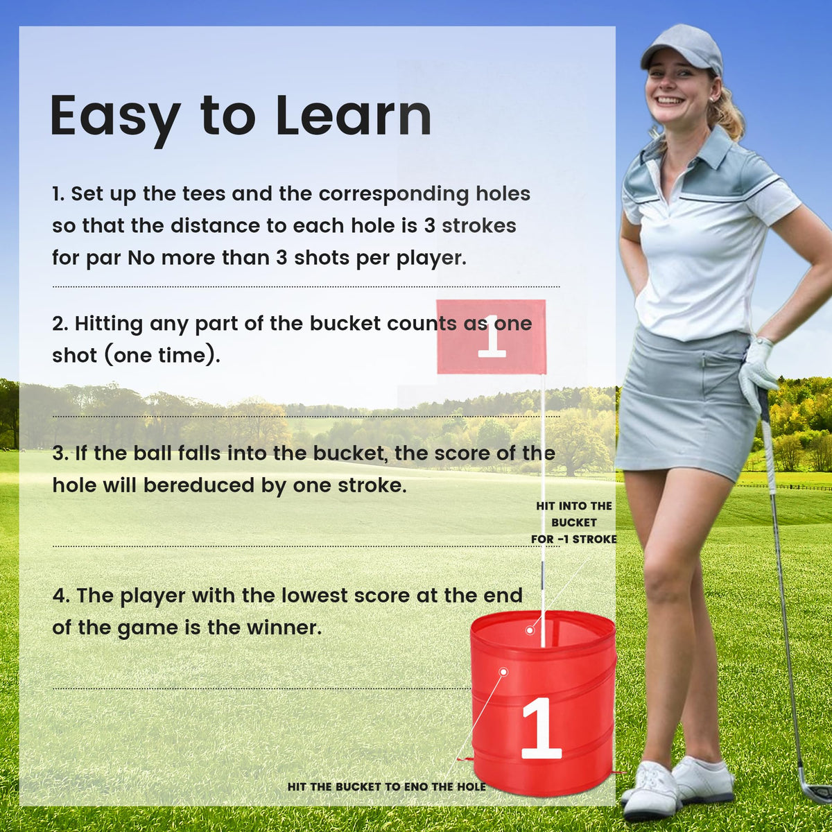 MILBOPAX tee boxes support stable ball placement during play.