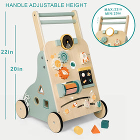 MILEFUN anti-tip triangle frame provides stable walking support.