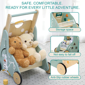 MILEFUN rear mesh pocket stores toys for easy access.
