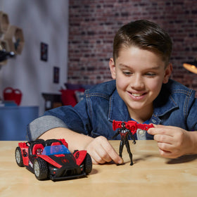 Miles Morales figure included for authentic hero play