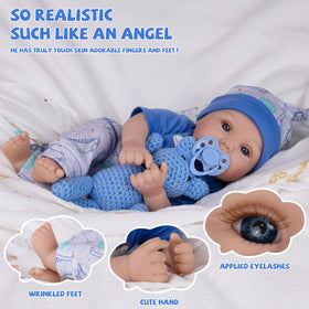Milidool complete gift set with clothes bottle pacifier diaper