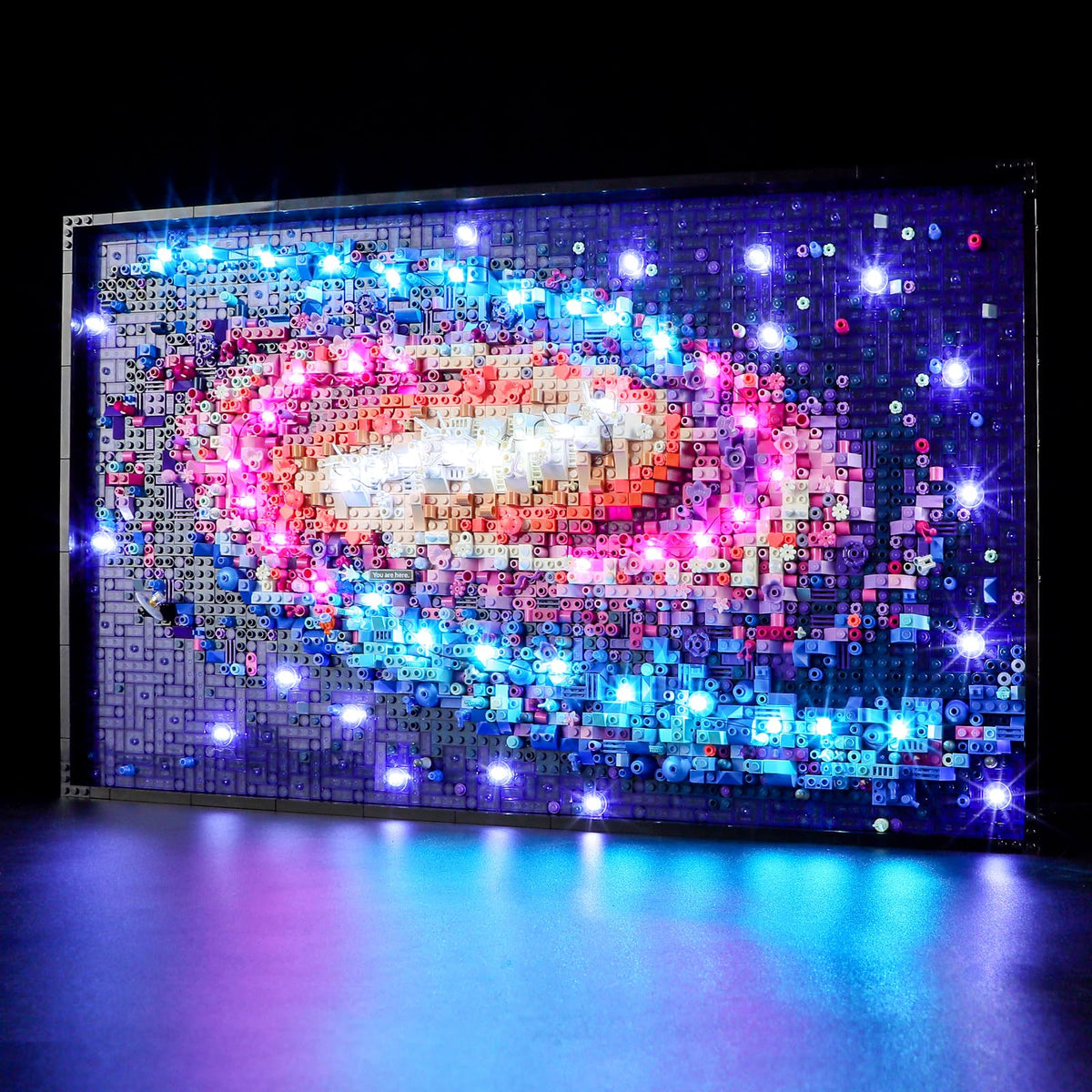Mililier LED light kit for Lego 31212 Milky Way set glows softly