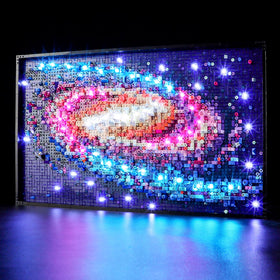 Mililier LED light kit for Lego 31212 Milky Way set glows softly