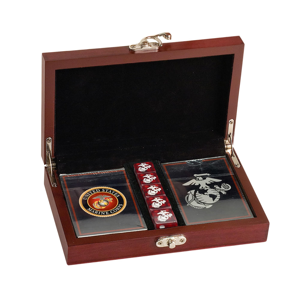 Military Gift Shop Marine Corps gift-set-box shows premium keepsake display
