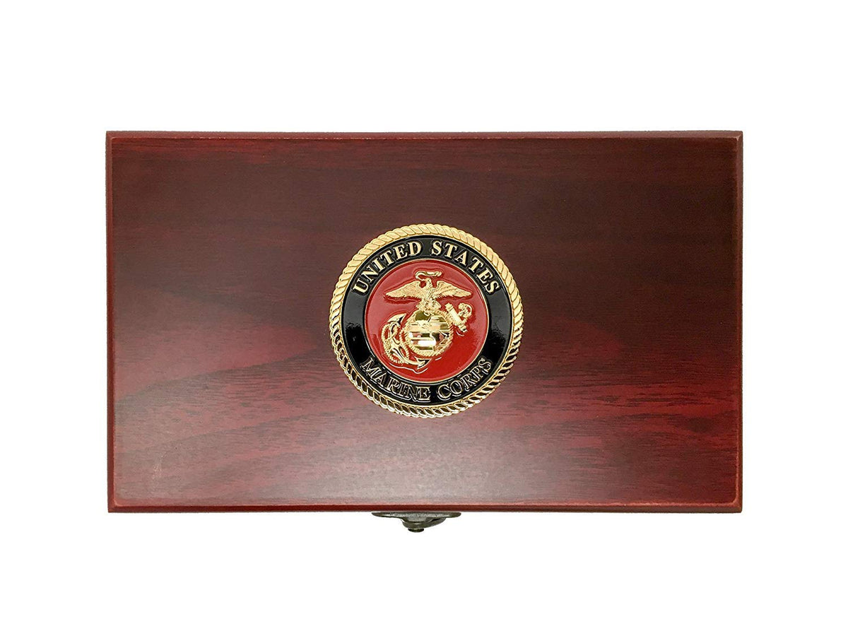Military Gift Shop usmc-office-decor doubles as proud desk display