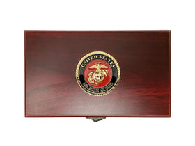 Military Gift Shop usmc-office-decor doubles as proud desk display