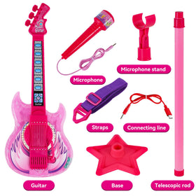 Milk Frog guitar strap helps kids hold and play comfortably