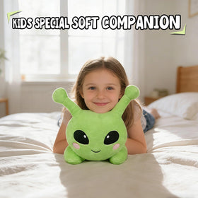 Milkcheesepals alien plush close-up texture shows soft fabric