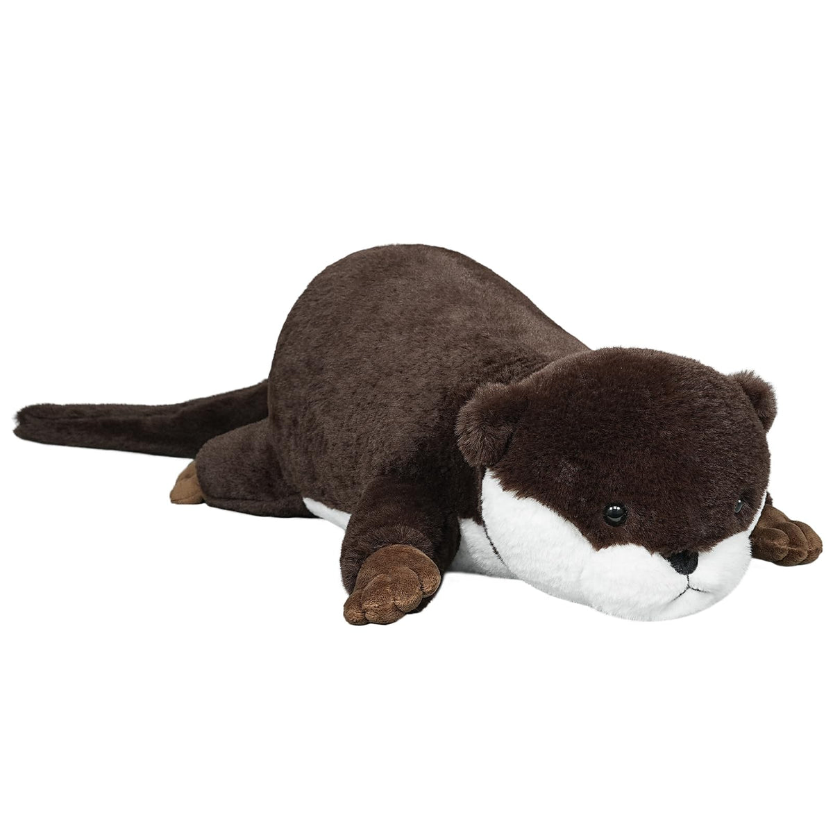 milkcheesepals weighted otter plush front view adds cozy cuddle to any space
