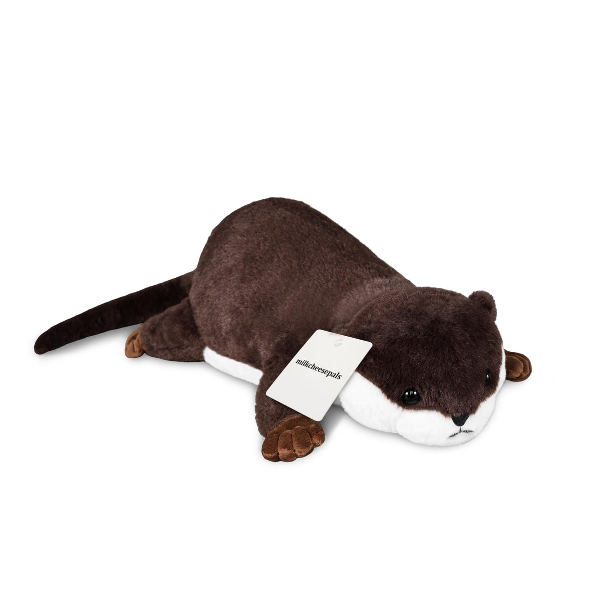 milkcheesepals weighted otter plush gift ready for holidays and birthdays