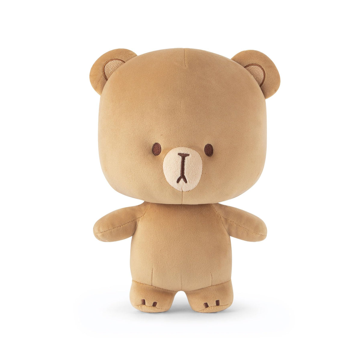 Milkmochabear Mocha Plush 7in with soft velvet fabric for cozy hugs