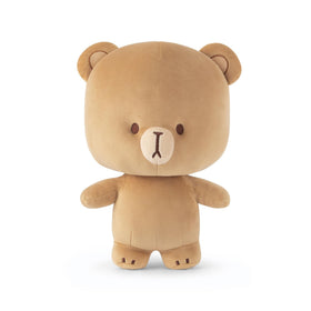 Milkmochabear Mocha Plush 7in with soft velvet fabric for cozy hugs