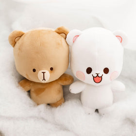 Milkmochabear soft velvet plush close-up highlighting cuddly comfort for all ages