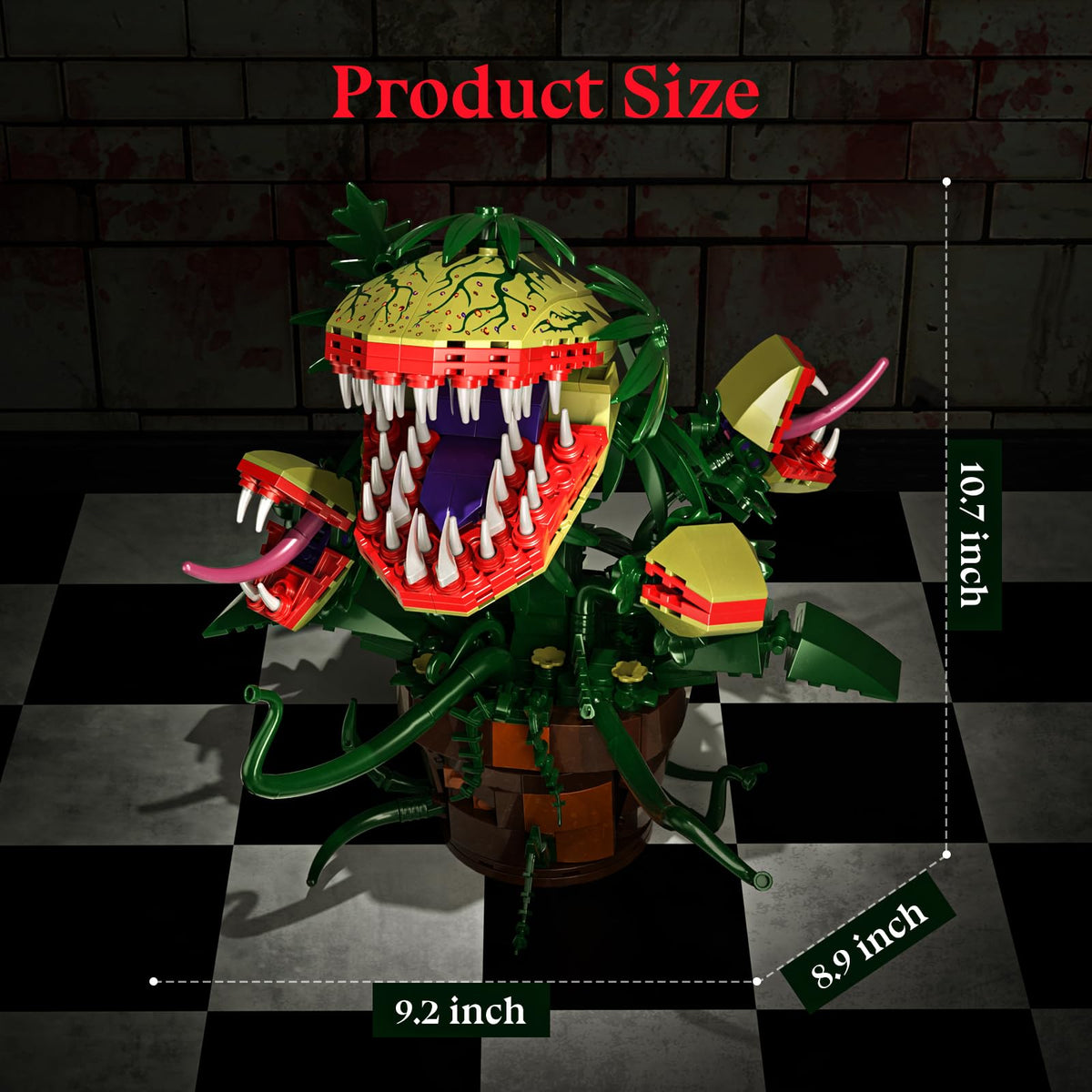 Millionspring Audrey II decor doubles as Halloween or giftable desk companion.