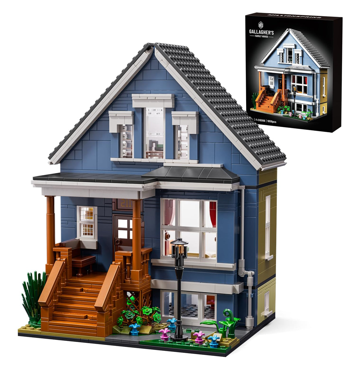 Millionspring Shame House front facade for fans, ideal display piece.