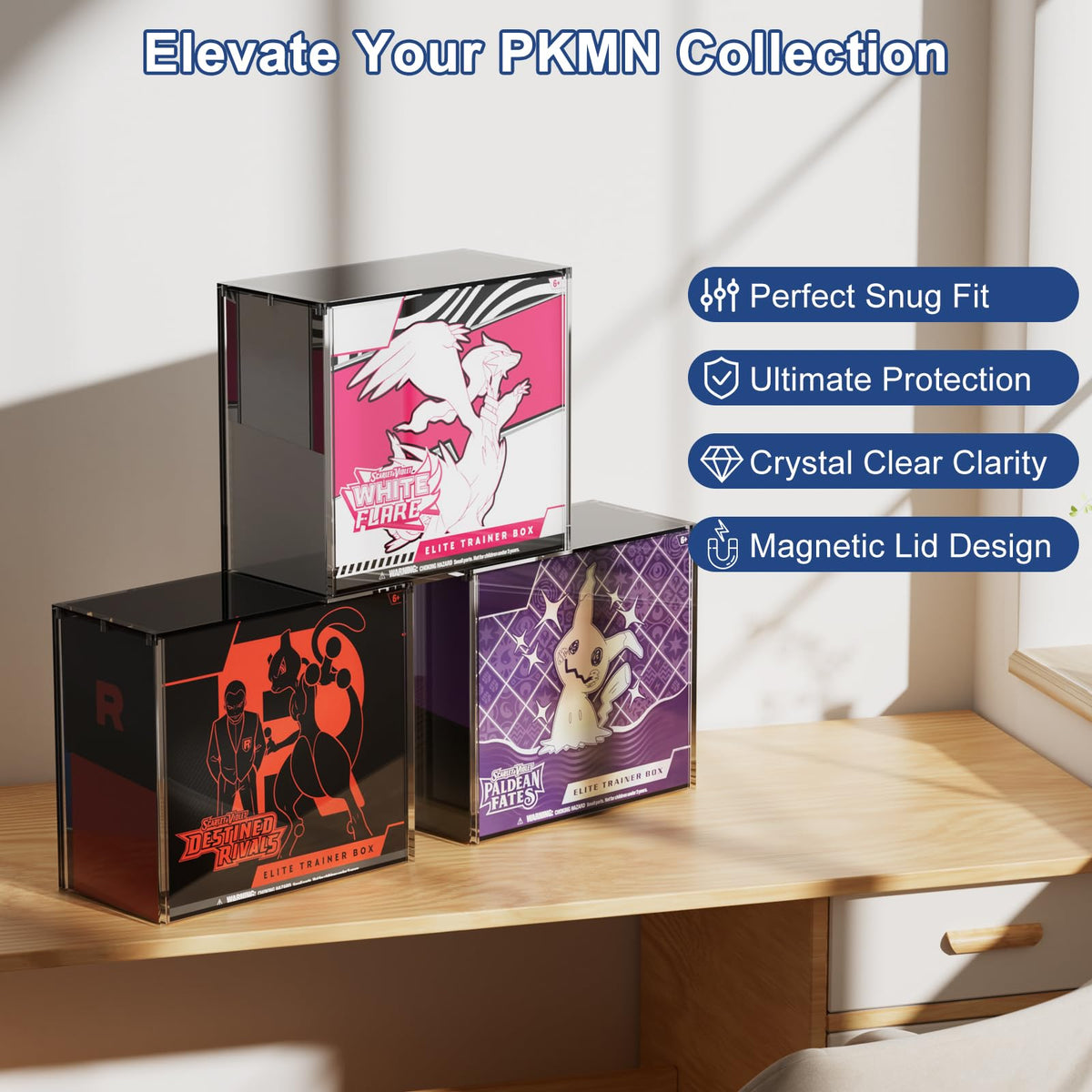 Millsten ETB case stackable display helps organize a growing collection neatly.