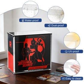 Millsten ETB display case offers crystal-clear visibility to highlight artwork.