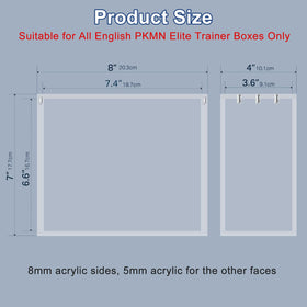 Millsten ultra-thick ETB case in 8mm plus 5mm acrylic provides durable protection and clarity.