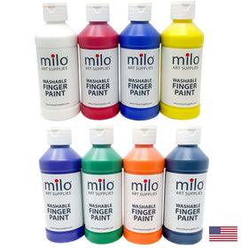 Milo AP-certified, safe, non-toxic paints for worry-free art time.
