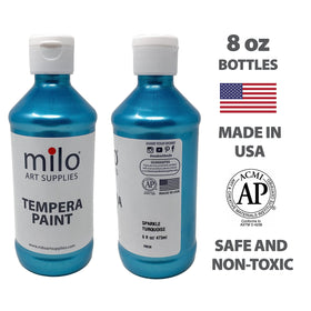 Milo classroom art session with washable formula for simple cleanup