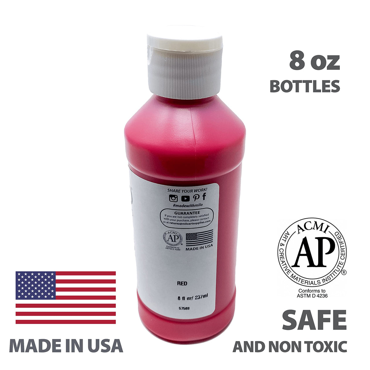 Milo made-in-USA paints crafted for quality and safety.