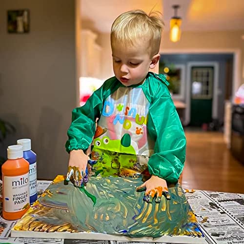 Milo washable paints ideal for paper and canvas projects with easy cleanup.
