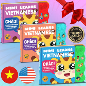 Mimi Learns Vietnamese portable learning toy for travel and car trips