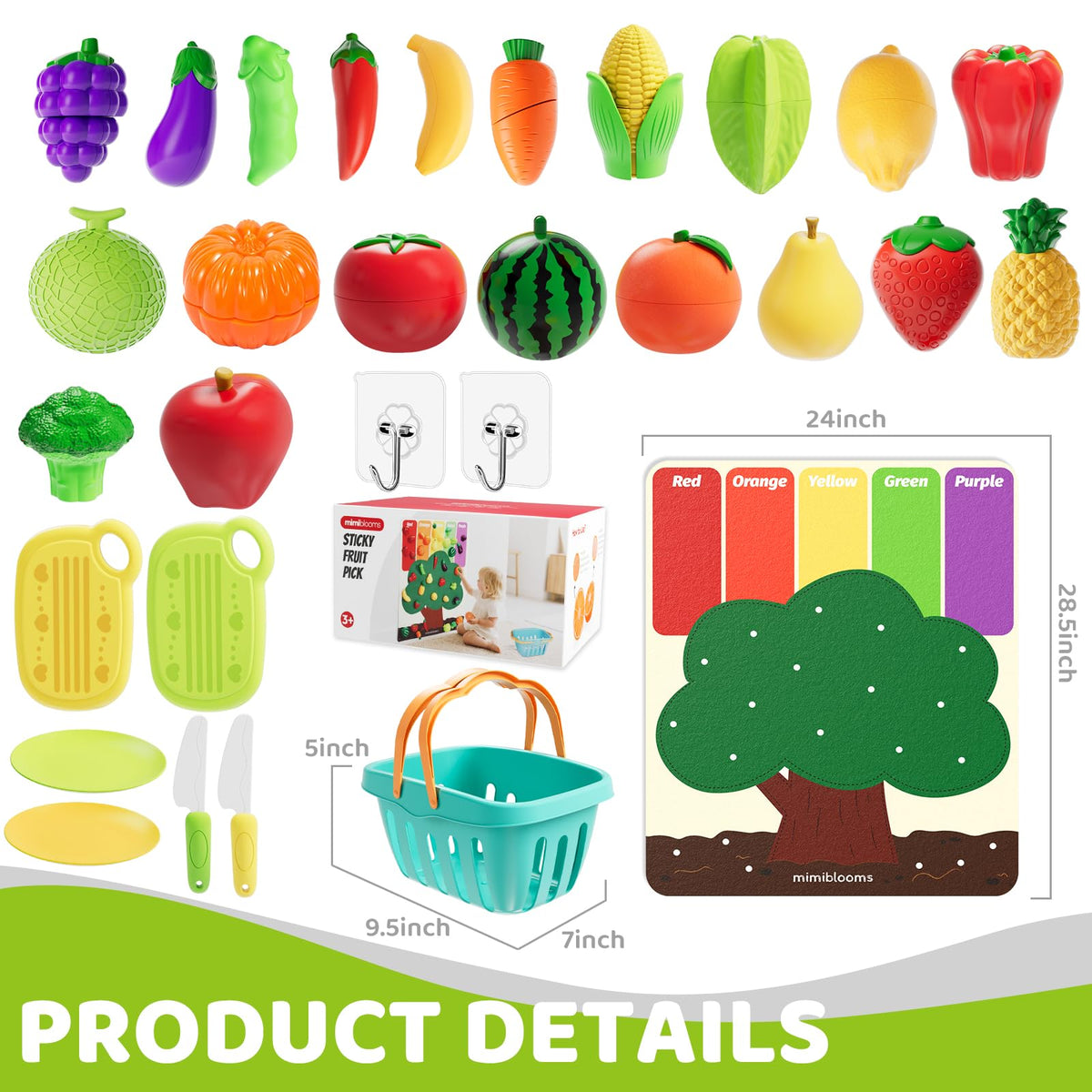 Mimiblooms durable non-toxic materials ensure long-lasting kitchen fun
