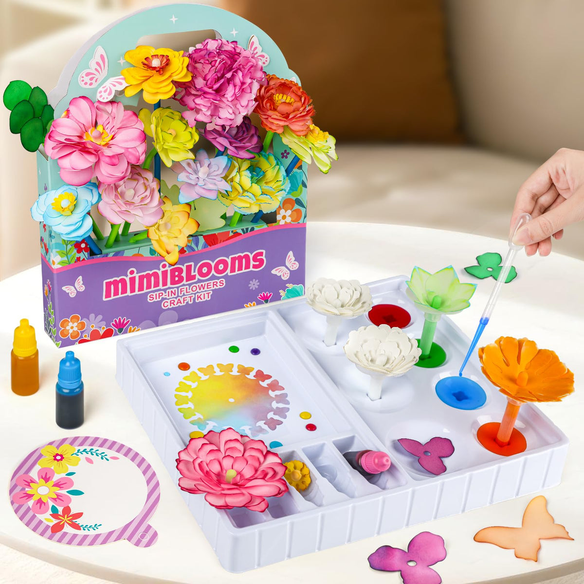 Mimiblooms gift-ready paper flower arrangement for handmade keepsake.