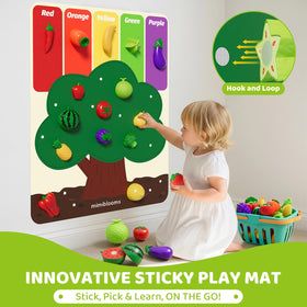 Mimiblooms realistic fruits and vegetables for grocery play