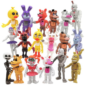 Minaso action figures set: 18 movable characters for imaginative play and display.