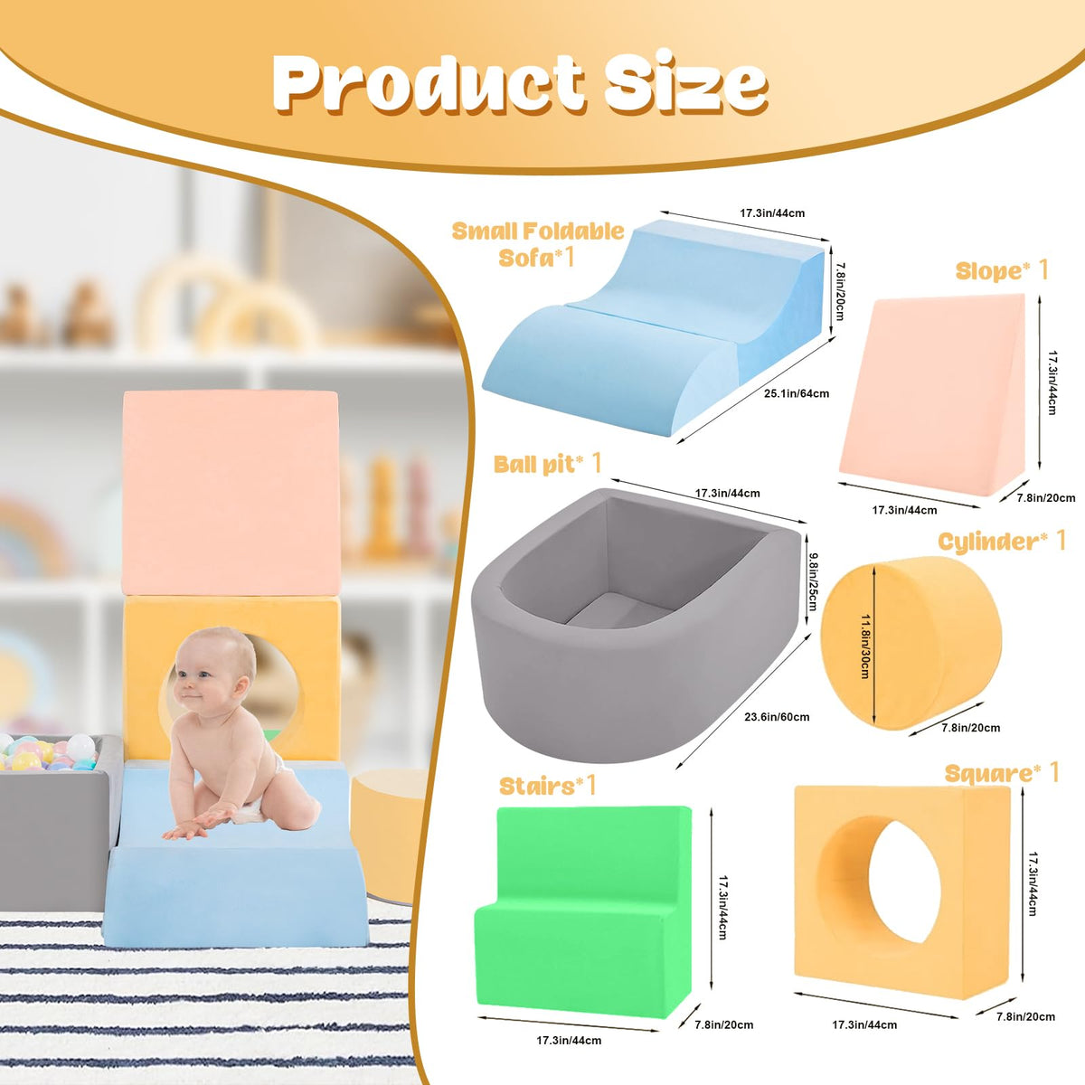 MIND&ACTION easy assembly—no tools required for instant indoor play.