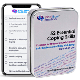 Mind Brain Emotion coping cards for teens and adults showing versatile uses in sessions.