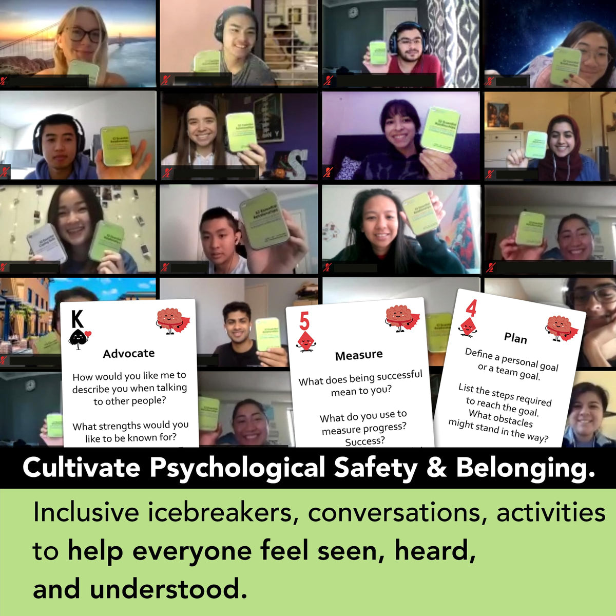 Mind Brain Emotion couple prompts used for meaningful talks and connection.