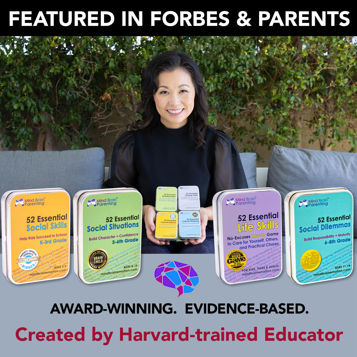 Mind Brain Emotion family use kit for caregivers and teachers.