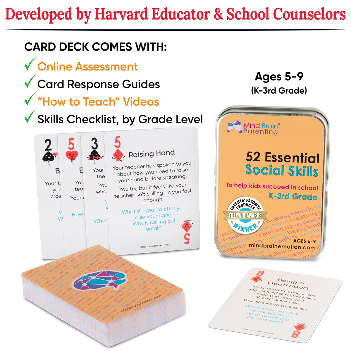 Mind Brain Emotion online learning library supports flexible home and classroom activities.