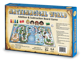 Mind Inventions Mathemagical World Ice Island board offers pattern-based addition drills