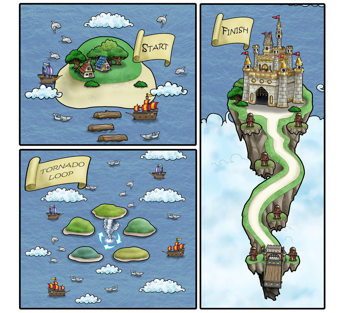 Mind Inventions Mathemagical World Ninja Island board challenges quick mental math
